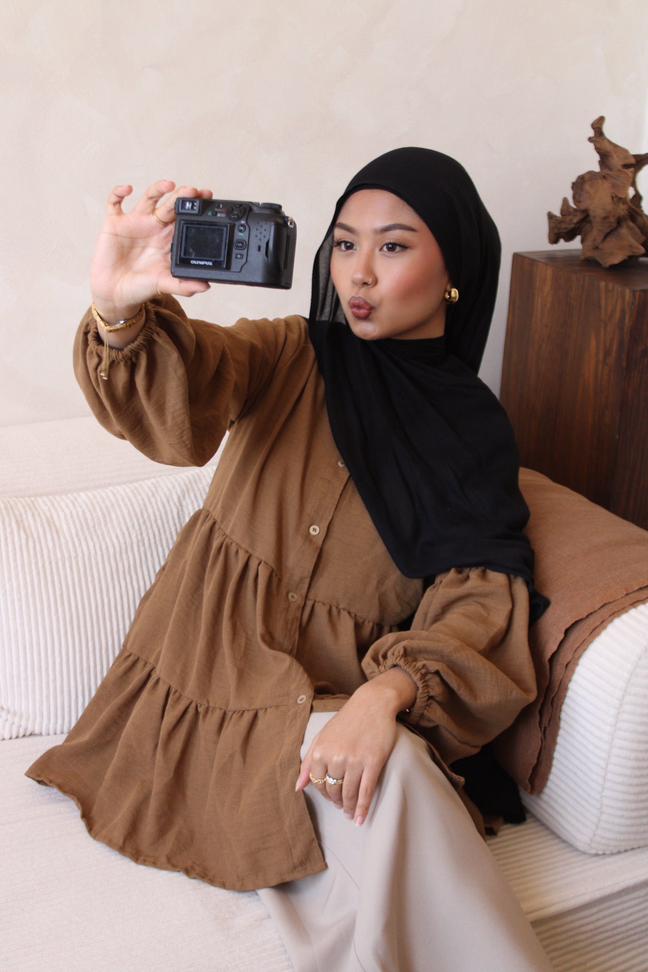 The Adora Tunic/Top - Natural Linen