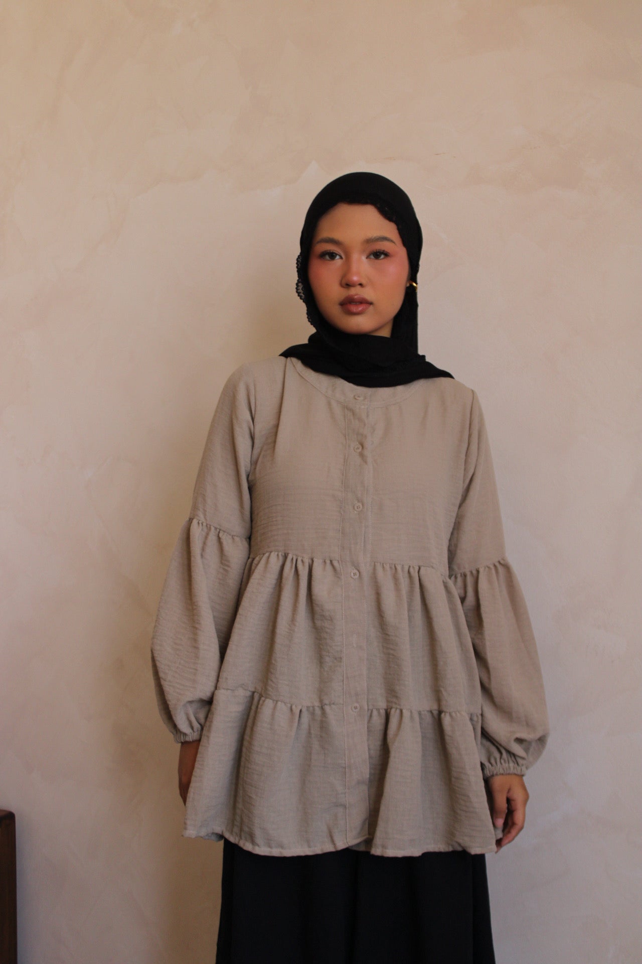 The Adora Tunic/Top - Natural Linen