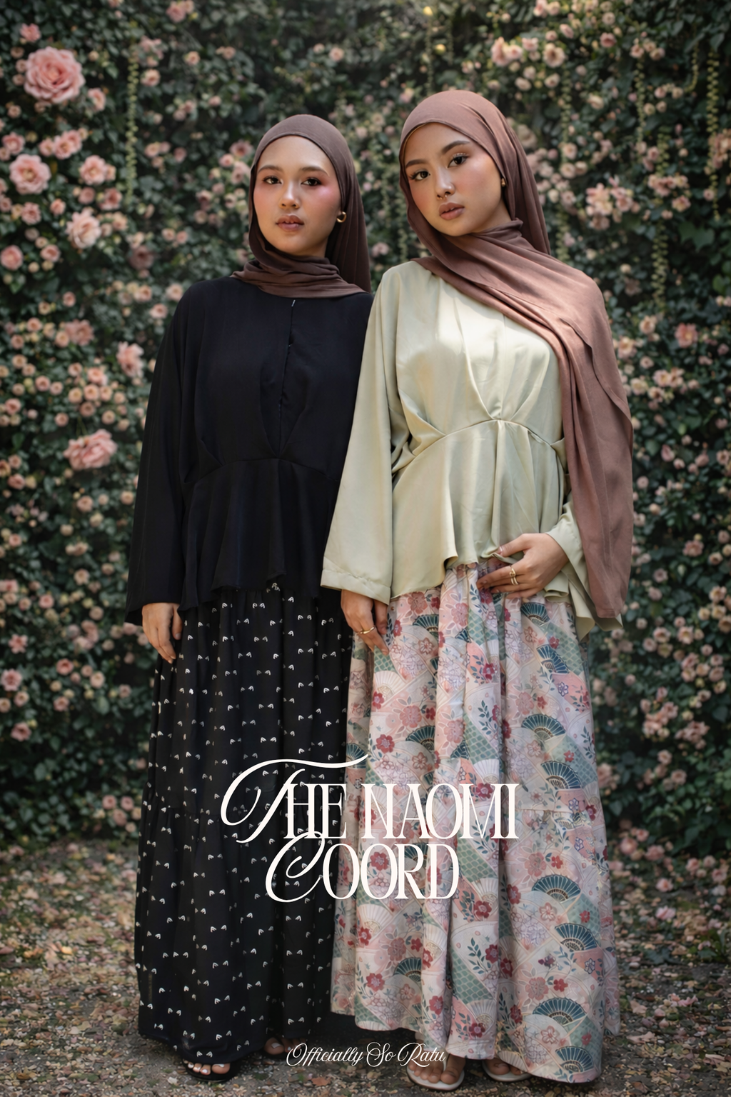 The Naomi Coord - Soft Top paired with unique skirt