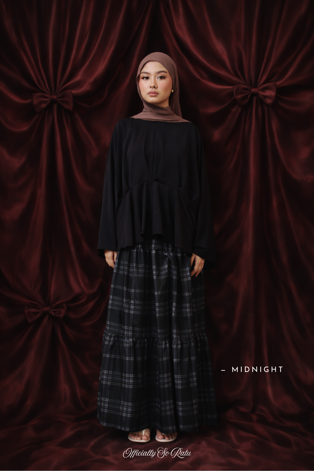 The Naomi Coord - Soft Top paired with unique skirt