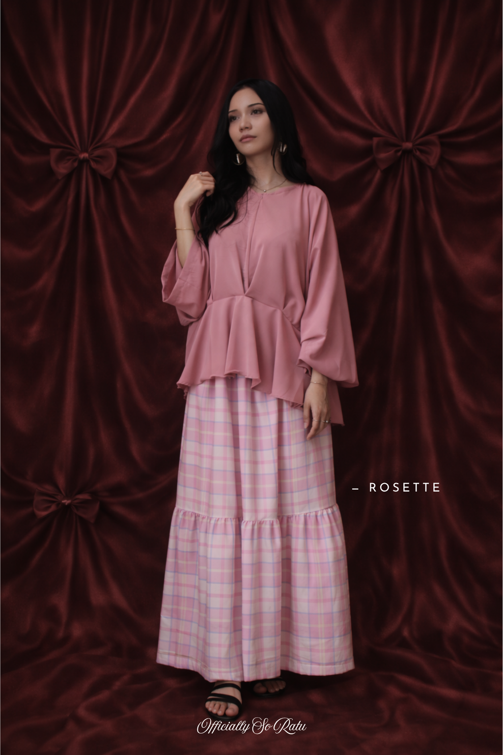 The Naomi Coord - Soft Top paired with unique skirt
