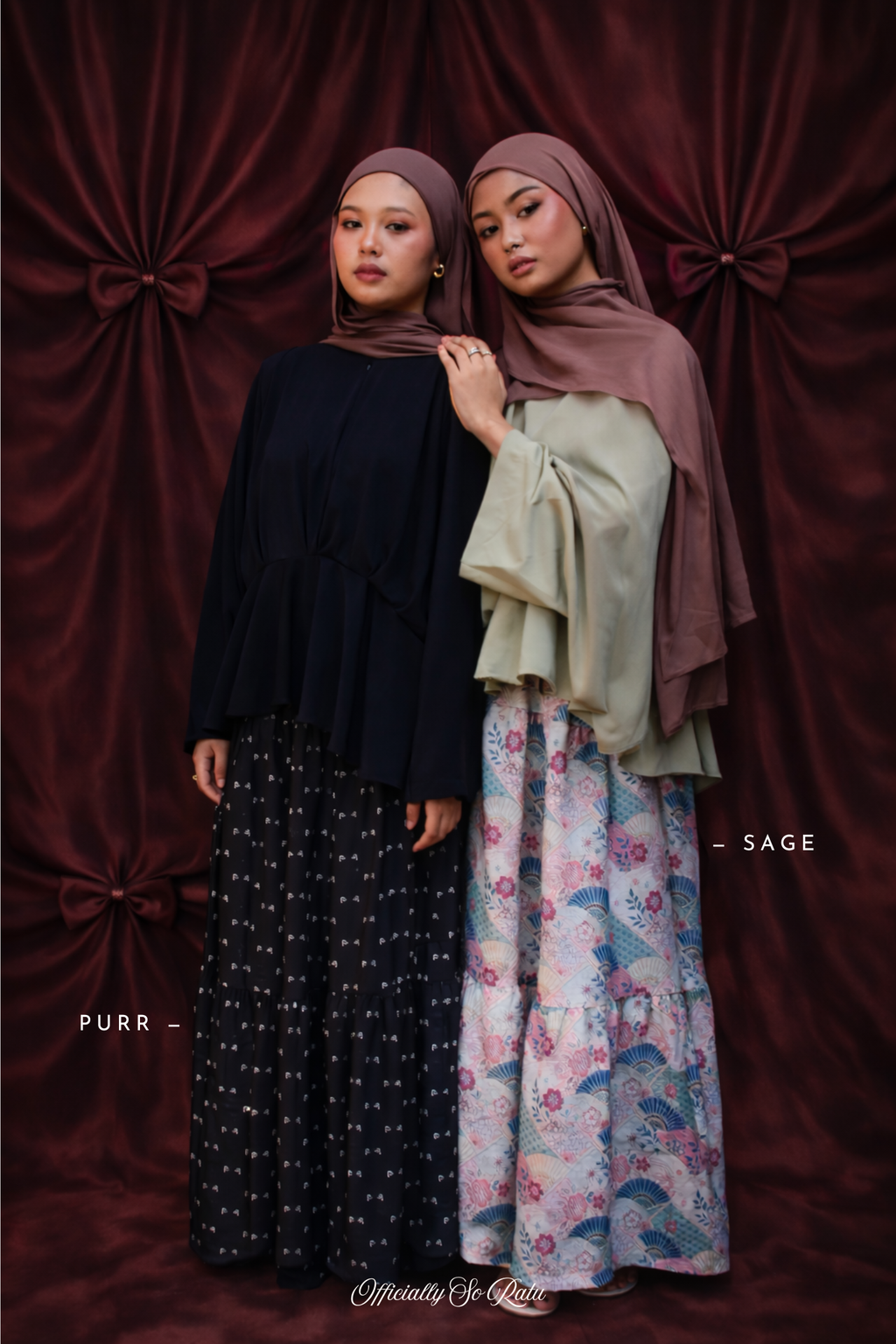 The Naomi Coord - Soft Top paired with unique skirt